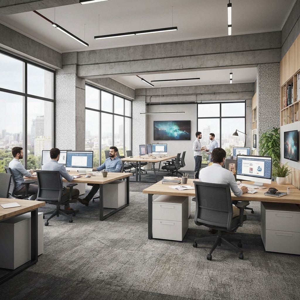 Creative agency workspace